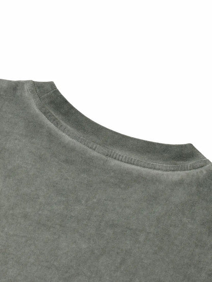 Vintage Washed Distressed Grommet Eyelet Tank Top