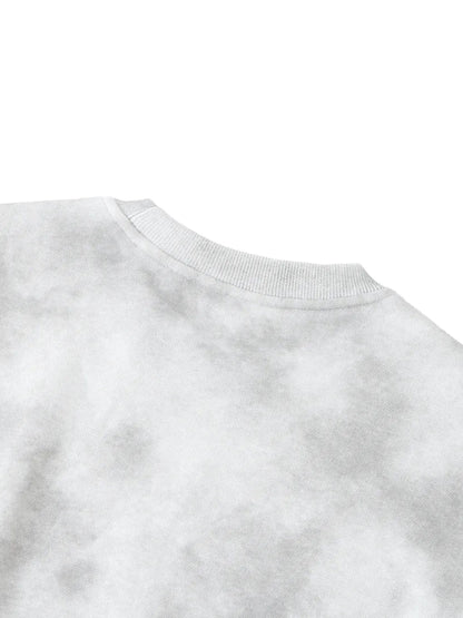 Dirty Washed Boxy Fleeced Crewneck