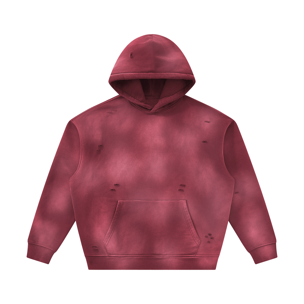 Sun Fade Distressed Fleece Hoodie