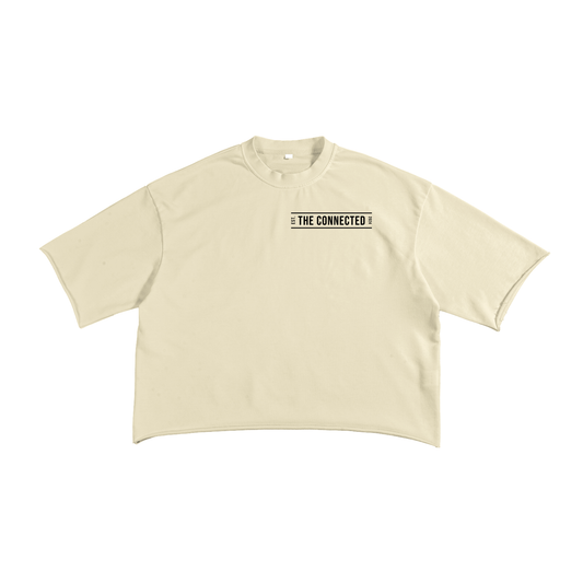 Connected Champions-French Terry Raw Edge Tee