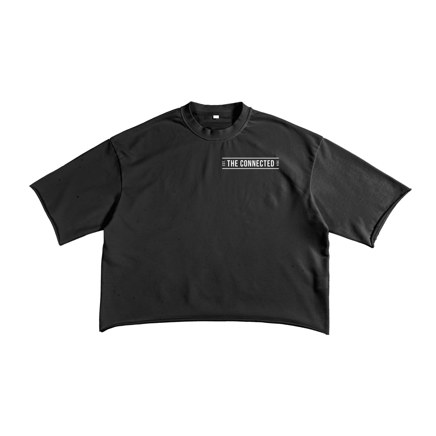 Connected Champions-French Terry Raw Edge Tee