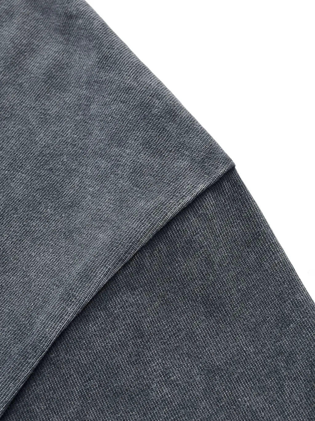 Snow Washed Raw-Hem Boxy T-shirt