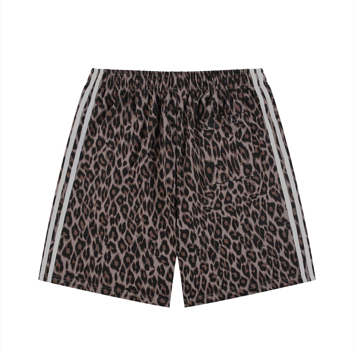 Heavyweight Leopard Drawstring Shorts