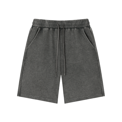 Mineral Wash Waffle Knit Shorts