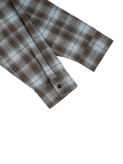 Plaid Panel Long Sleeve T-Shirt