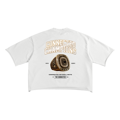 Connected Champions-French Terry Raw Edge Tee