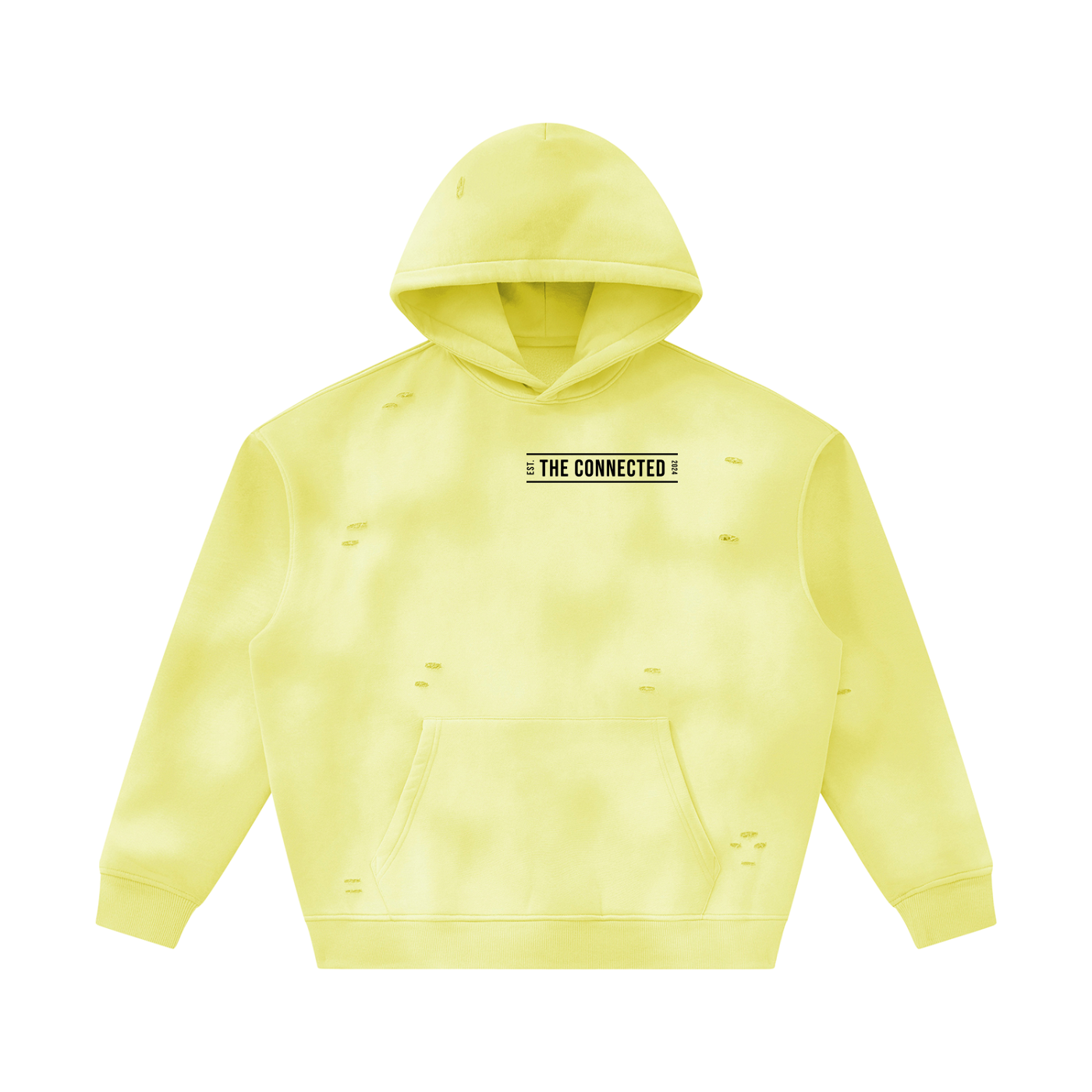 Sun Fade Distressed Fleece Hoodie