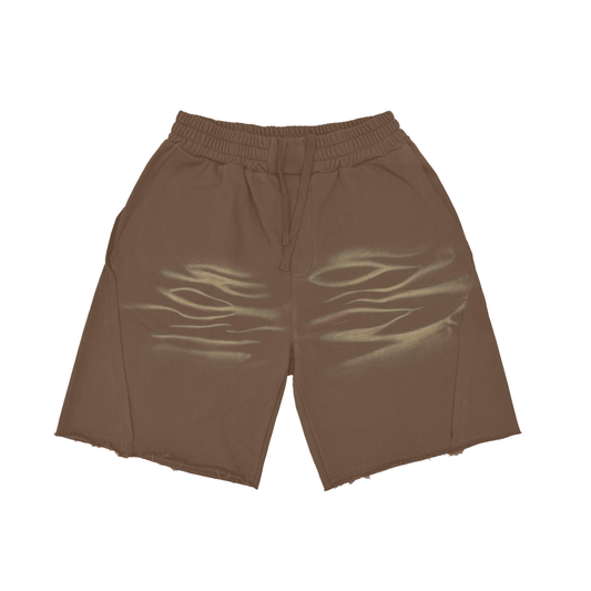 Vintage Washed Tiger Striped Shorts