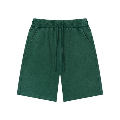 Mineral Wash Waffle Knit Shorts