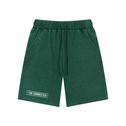 Mineral Wash Waffle Knit Shorts