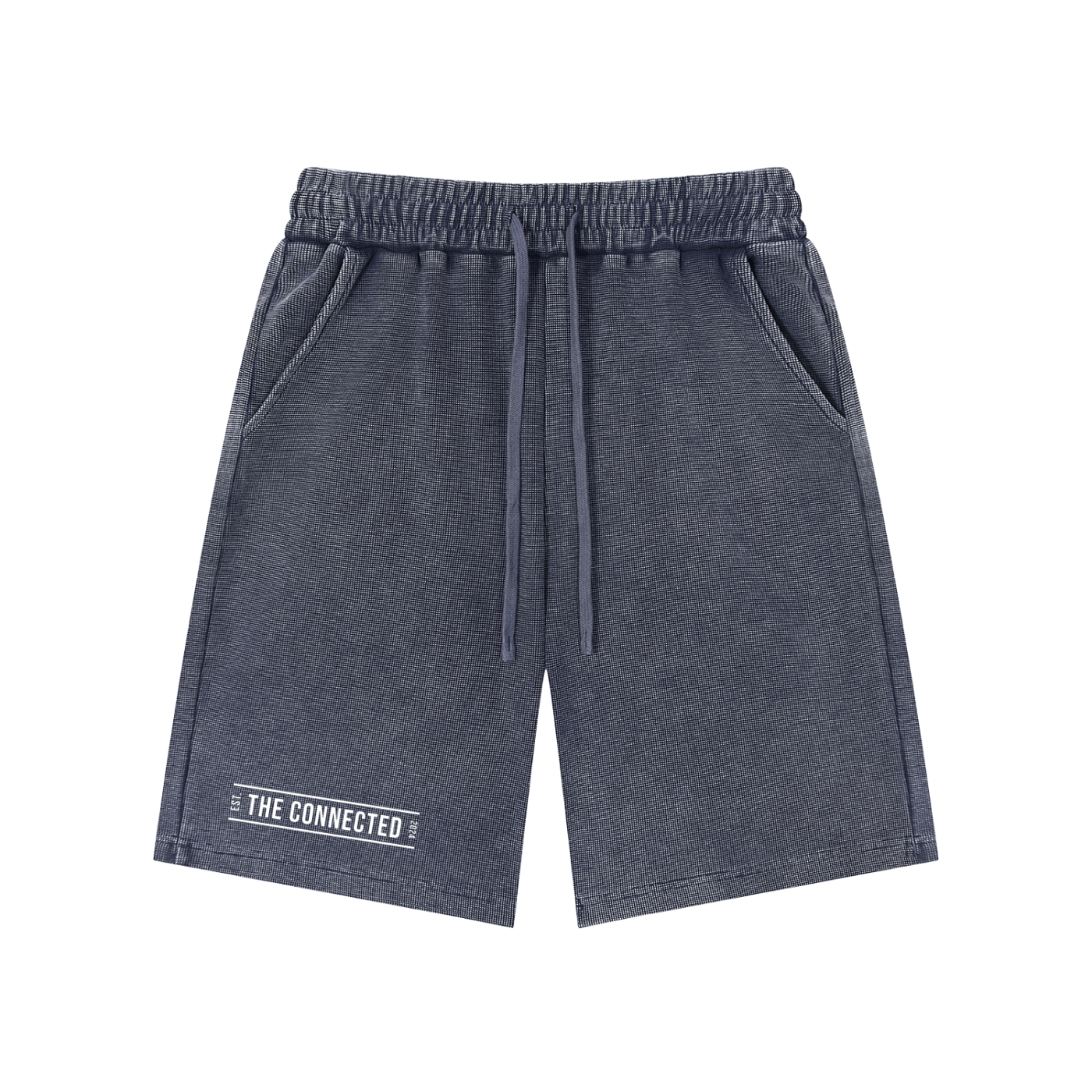 Mineral Wash Waffle Knit Shorts