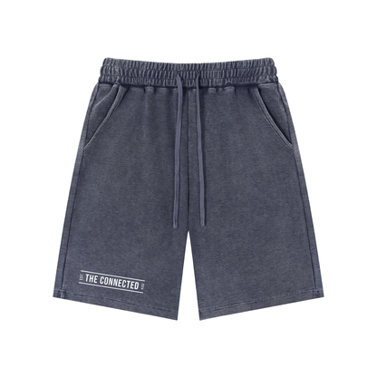 Mineral Wash Waffle Knit Shorts