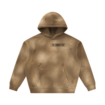 Sun Fade Distressed Fleece Hoodie