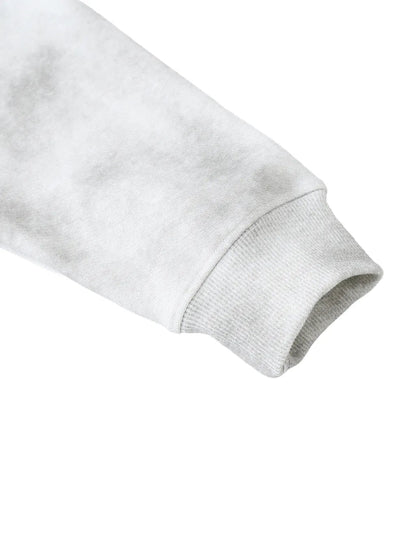 Dirty Washed Boxy Fleeced Crewneck