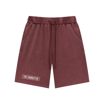 Mineral Wash Waffle Knit Shorts