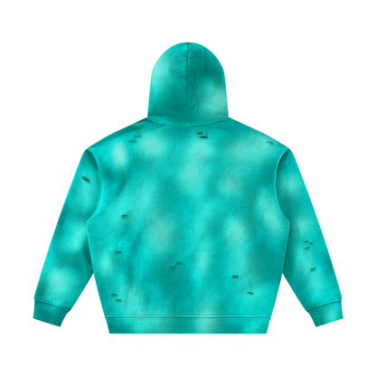 Sun Fade Distressed Fleece Hoodie