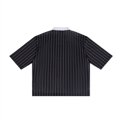 Collared Pinstripe Soccer Jersey
