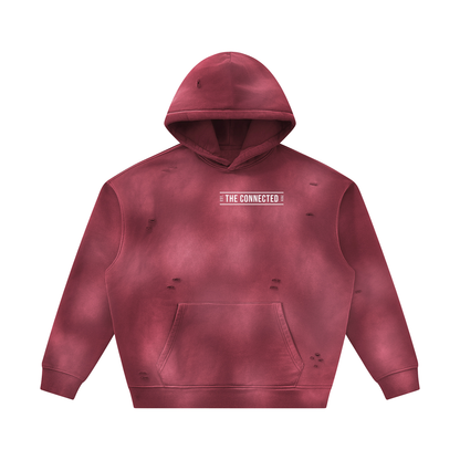 Sun Fade Distressed Fleece Hoodie