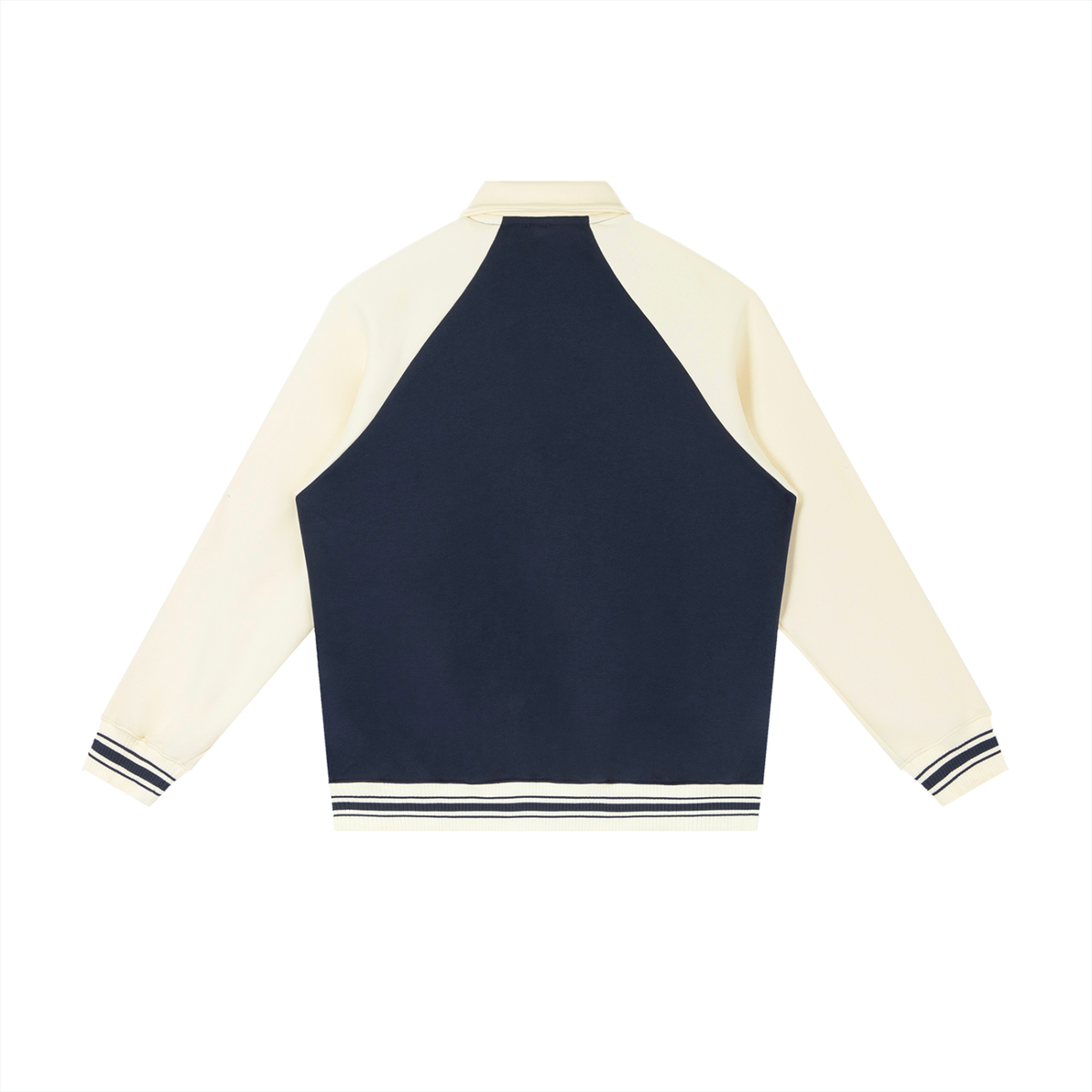 Raglan Contrast Baseball Jacket