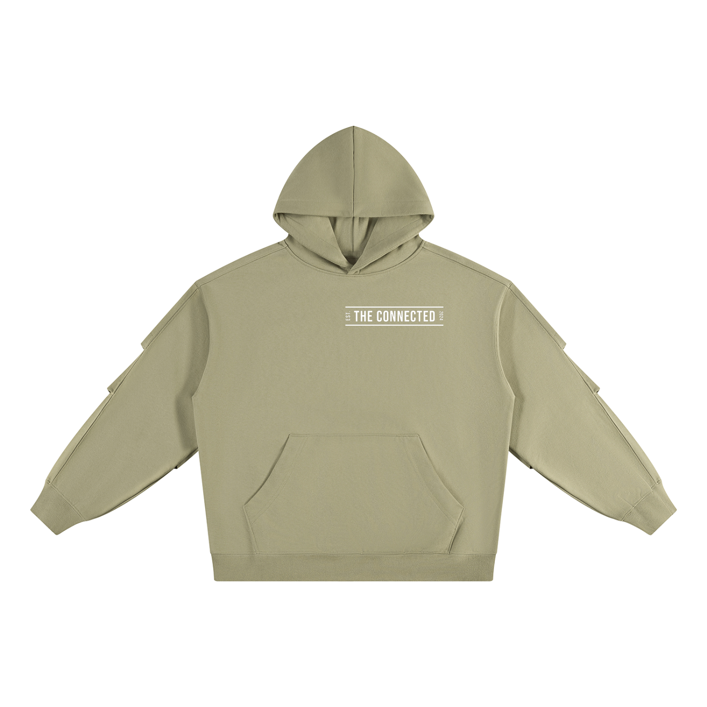 Heavyweight Scrunched Sleeve Hoodie