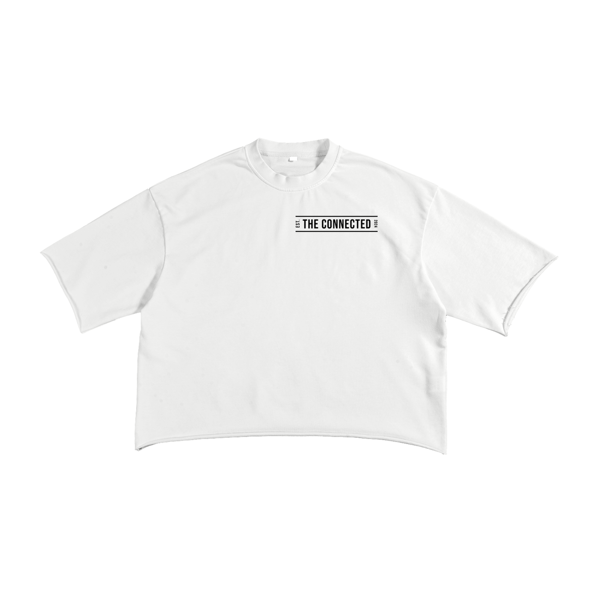 Connected Champions-French Terry Raw Edge Tee