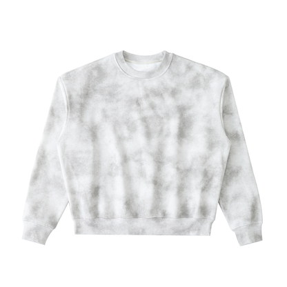 Dirty Washed Boxy Fleeced Crewneck