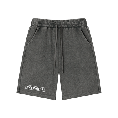 Mineral Wash Waffle Knit Shorts