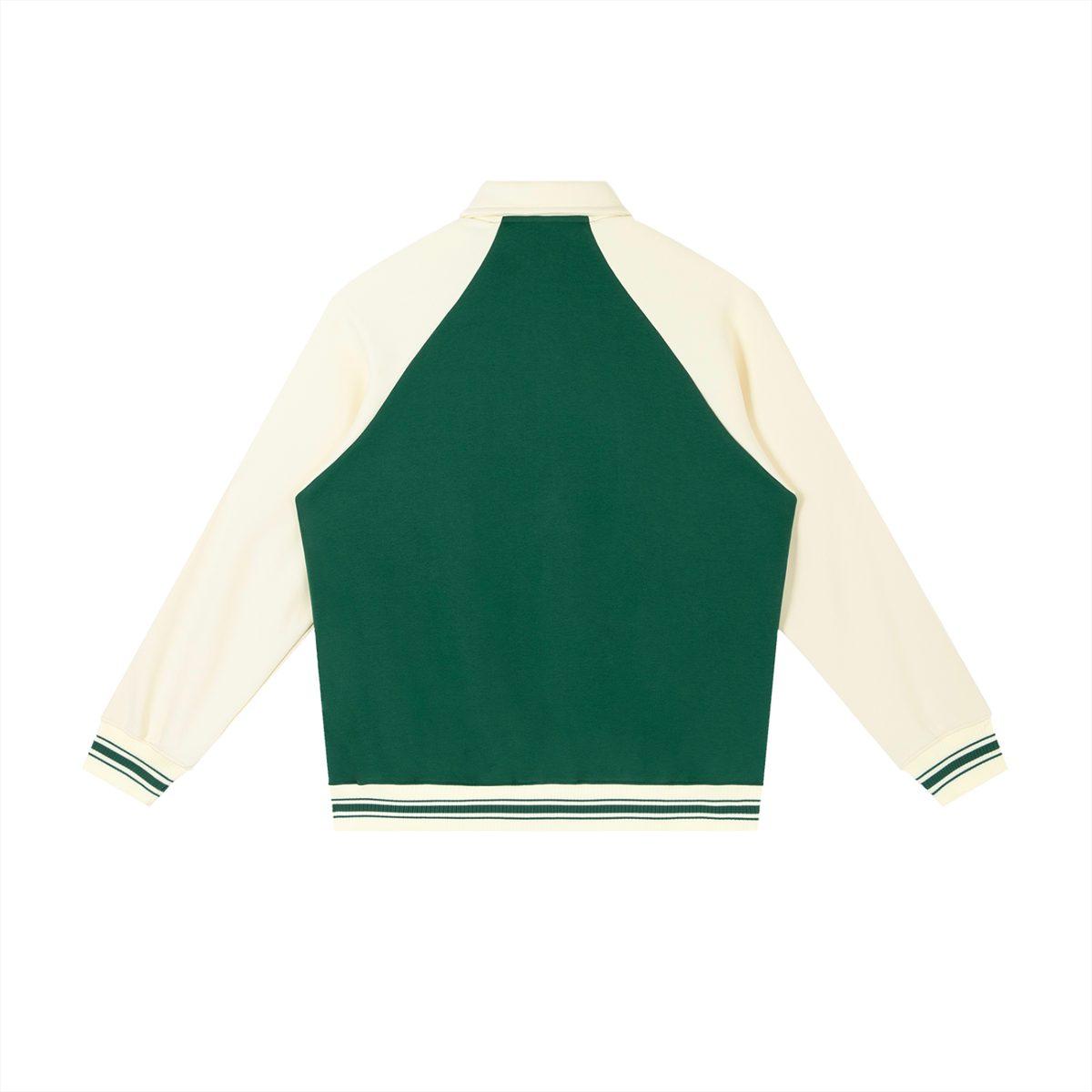 Raglan Contrast Baseball Jacket