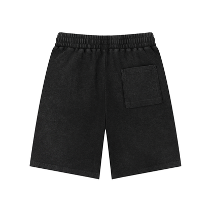 Mineral Wash Waffle Knit Shorts