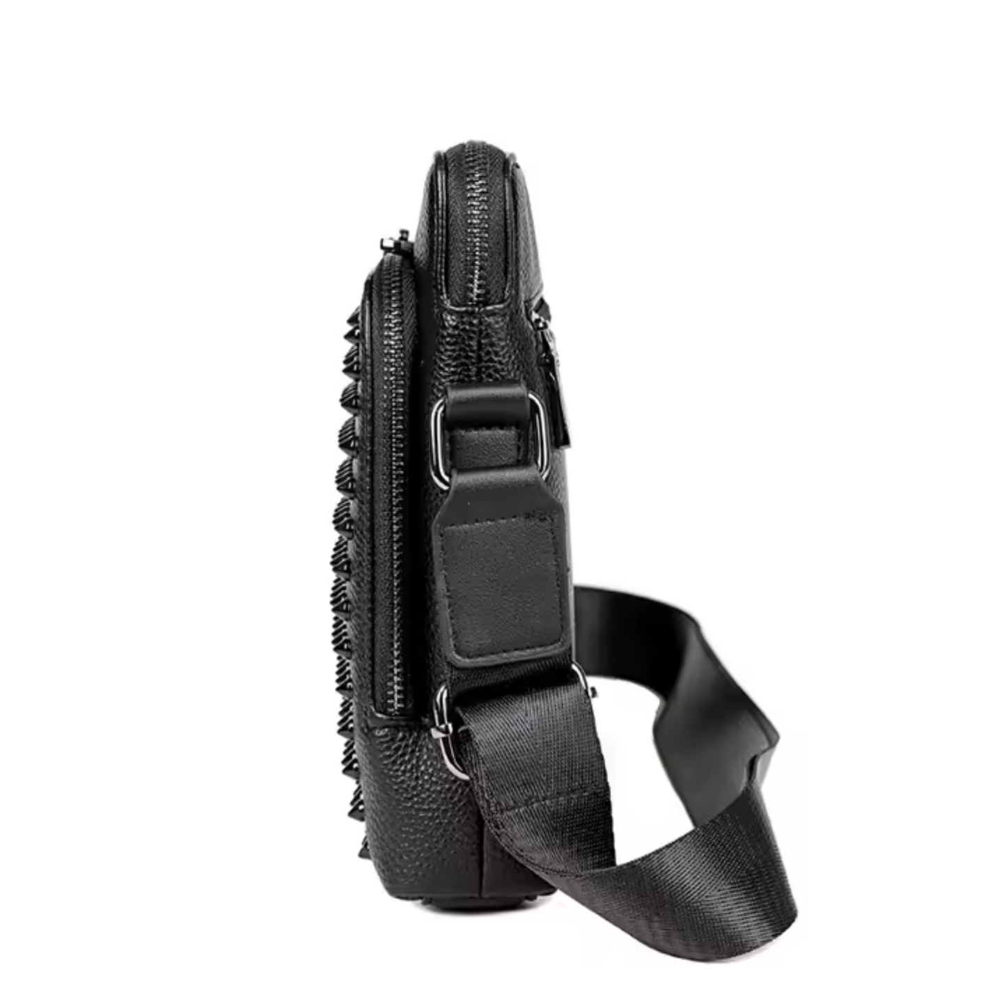 Midnight Lux Unisex Crossbody Bag- Lightweight Everyday Utility Bag With Zipper & Pockets