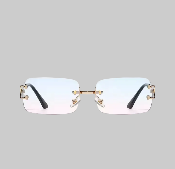 The Precision Tint Frames- Rectangular Rimless UV-400 Protected Frames