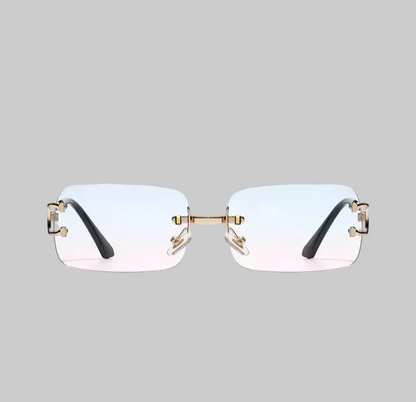 The Precision Tint Frames- Rectangular Rimless UV-400 Protected Frames