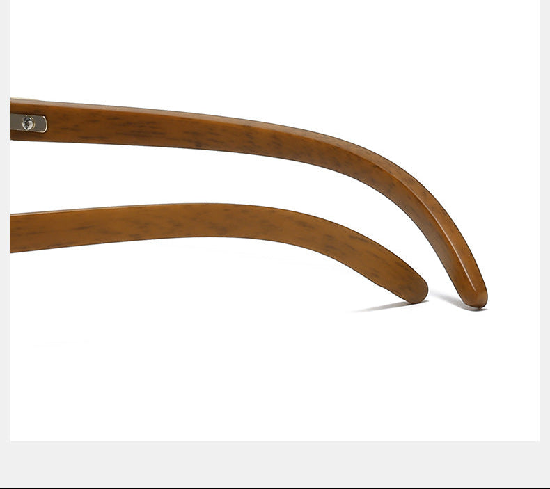 The Golden Timber Frames- Vintage Rimless UV-400 Protected Frames