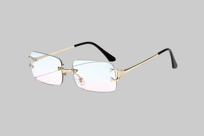 The Precision Tint Frames- Rectangular Rimless UV-400 Protected Frames