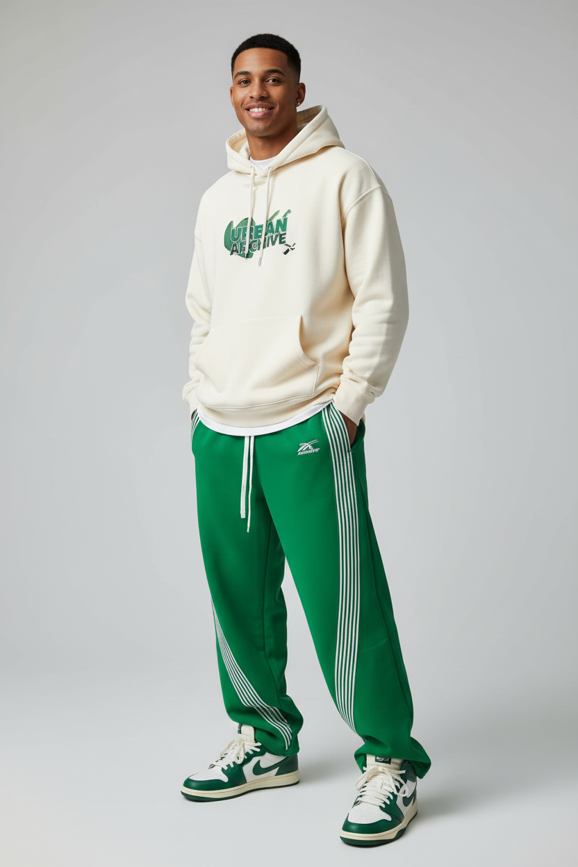 Harajuku Unisex Baggy Sweatpants- Light Weight Casual Cotton Sweatpants With Stretch