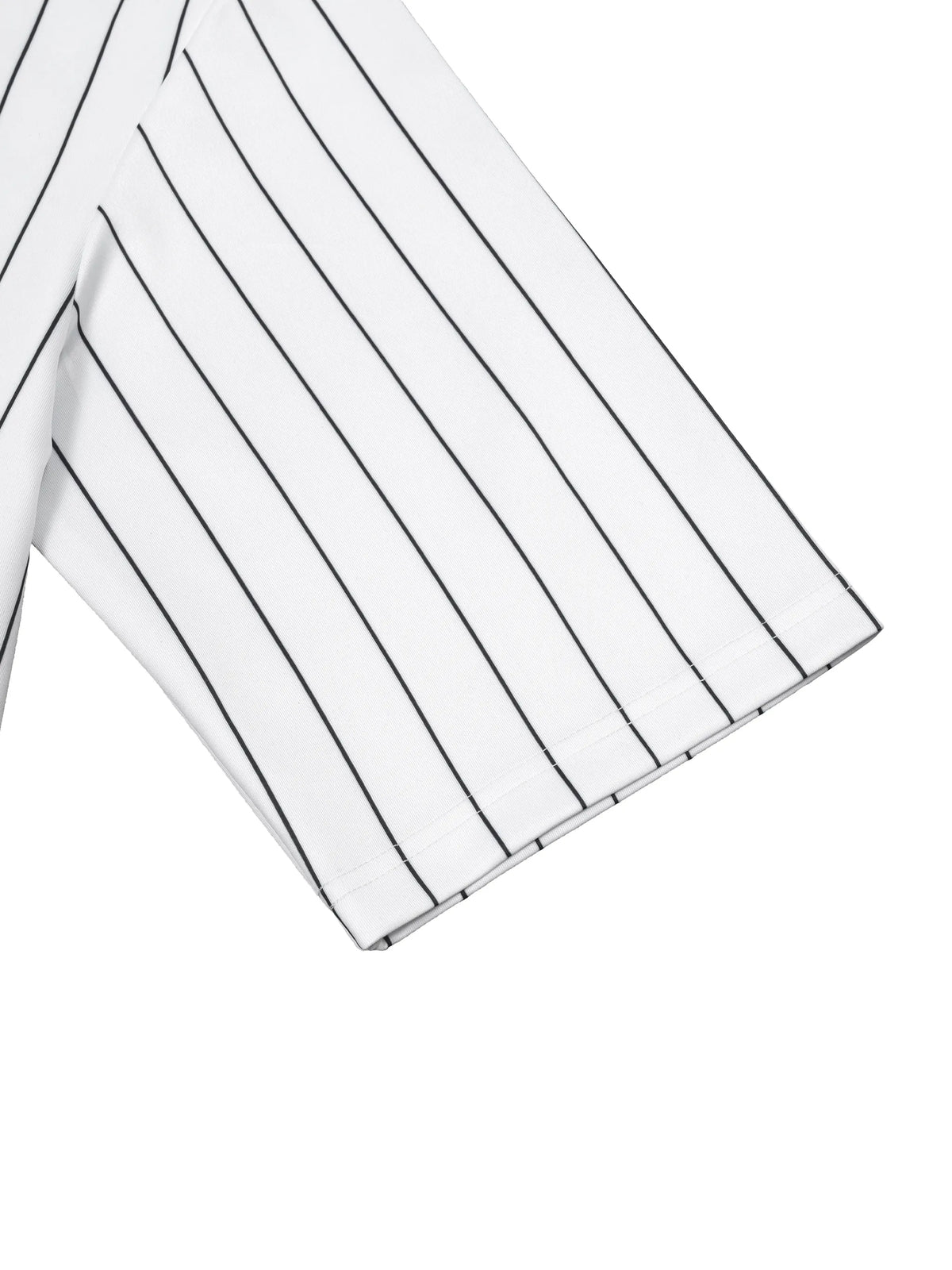 Striped Full-Zip Baseball Jersey