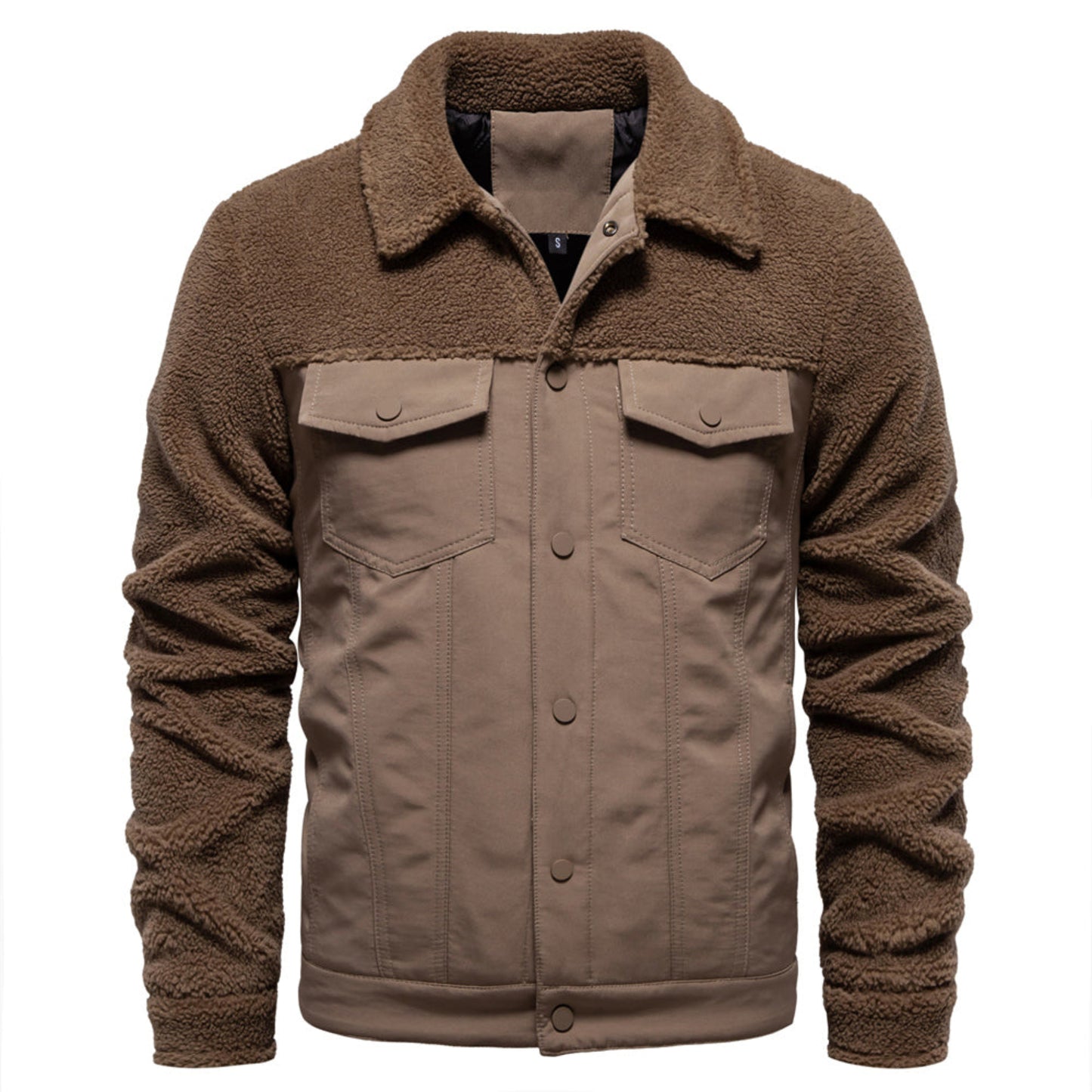 Cashmere Collard Button Up Jacket