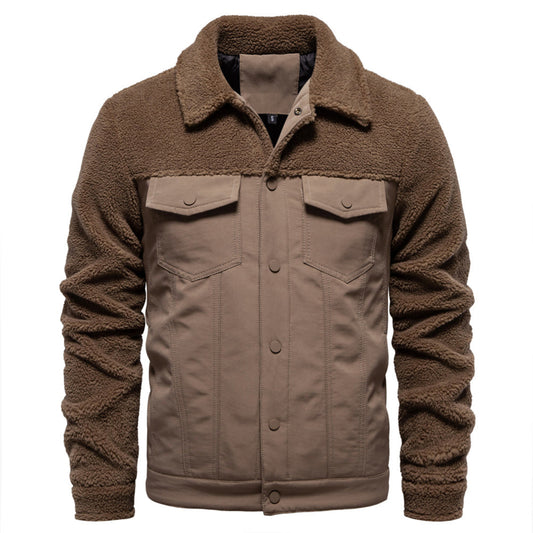 Cashmere Collard Button Up Jacket