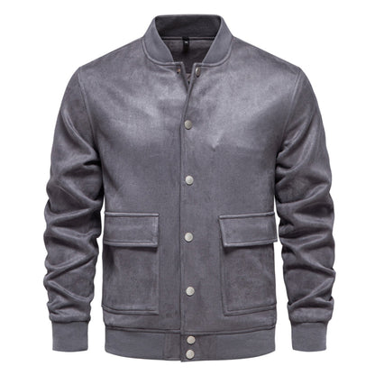 Business Street Mens Varsity Jacket- Light Weight Polyester Jacket