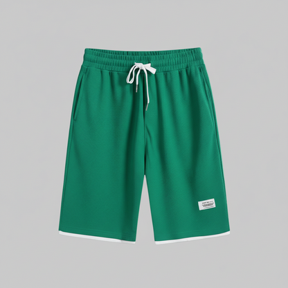 Lux Waffle Lounge Set- Lightweight Casual Men's Polyester Set
