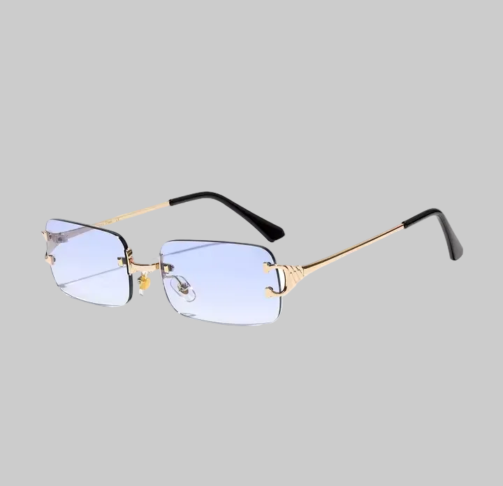 The Precision Tint Frames- Rectangular Rimless UV-400 Protected Frames