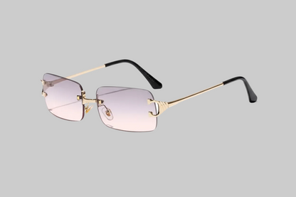 The Precision Tint Frames- Rectangular Rimless UV-400 Protected Frames