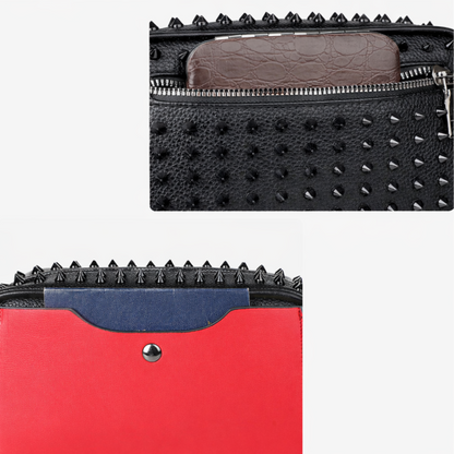 Midnight Lux Unisex Toiletry- Lightweight Bag With Zipper & Pockets