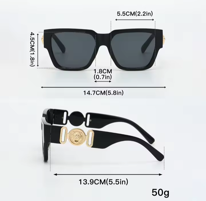 The Sovereign Status Frames- Square UV-400 Protected Frames