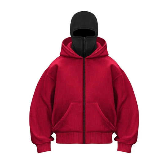 Balaclava Zip Up Hoodie