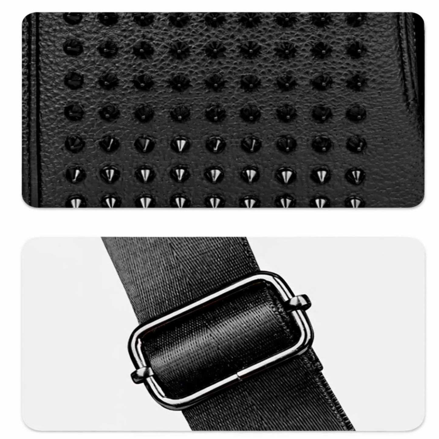 Midnight Lux Unisex Crossbody Bag- Lightweight Everyday Utility Bag With Zipper & Pockets