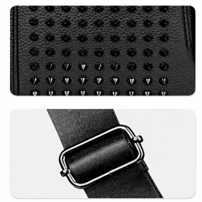 Midnight Lux Unisex Crossbody Bag- Lightweight Everyday Utility Bag With Zipper & Pockets