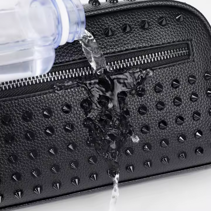 Midnight Lux Unisex Toiletry- Lightweight Bag With Zipper & Pockets