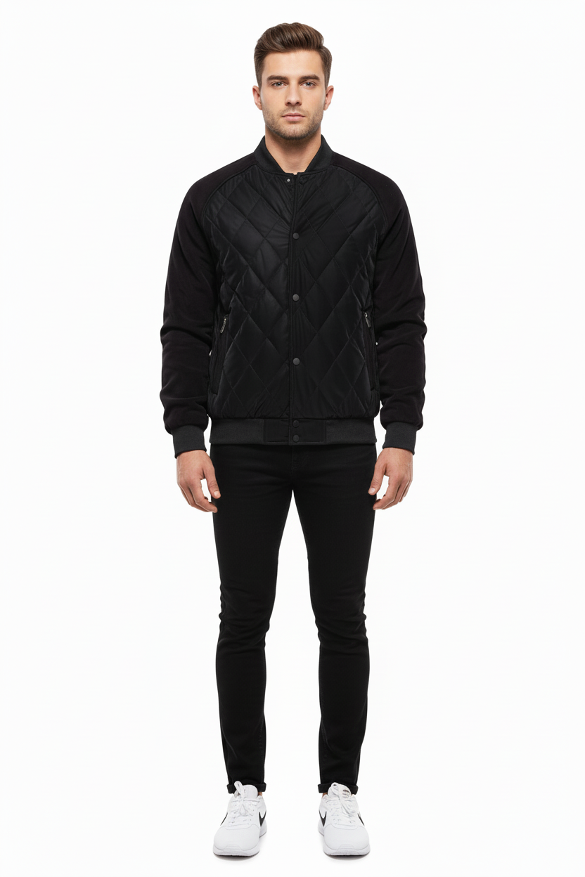 Lux Bomber Jacket- Lightweight Polyester Bomber Jacket