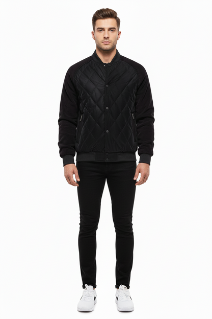 Lux Bomber Jacket- Lightweight Polyester Bomber Jacket